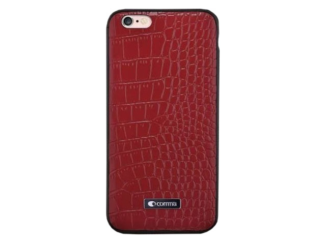 Чехол Comma Croco Leather case для Apple iPhone 6S (красный, кожаный)