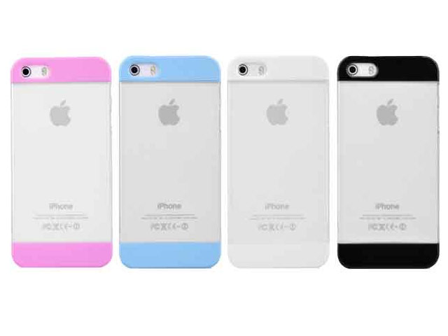 Чехол Devia Fresh Series для Apple iPhone SE (голубой, пластиковый)