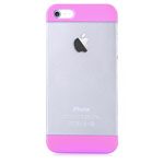 Чехол Devia Fresh Series для Apple iPhone SE (розовый, пластиковый)