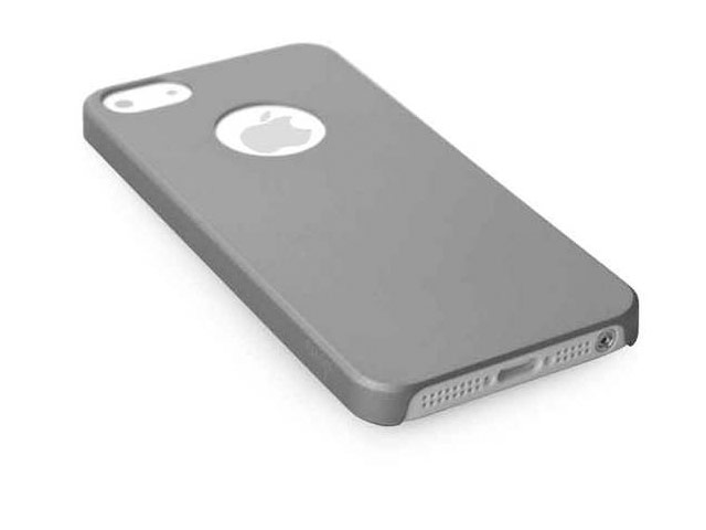 Чехол Devia Rubber case для Apple iPhone SE (серый, пластиковый)