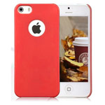 Чехол Devia Rubber case для Apple iPhone SE (красный, пластиковый)