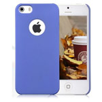 Чехол Devia Rubber case для Apple iPhone SE (синий, пластиковый)