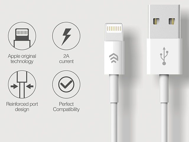 USB-кабель Devia Smart Cable универсальный (Lightning, 1 метр, белый)