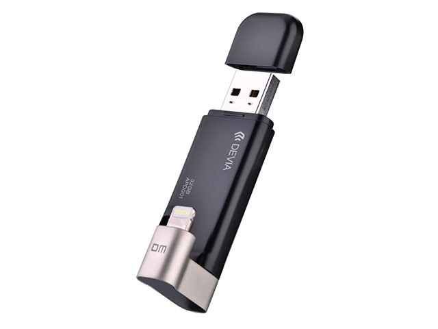 Флеш-карта Devia iBox-Drive (32Gb, Lightning, USB 2.0, черная)
