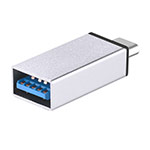 Адаптер Devia iTec 2 Type-C To USB 3.0 Adaptor универсальный (USB Type C-USB 3.0, серебристый)