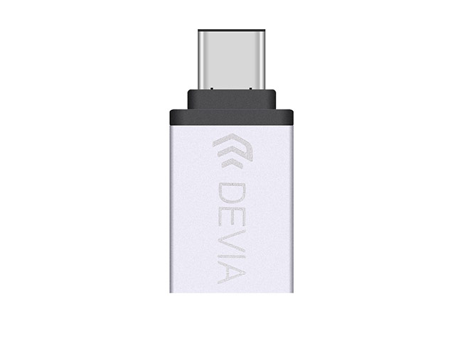 Адаптер Devia iTec 2 Type-C To USB 3.0 Adaptor универсальный (USB Type C-USB 3.0, серебристый)
