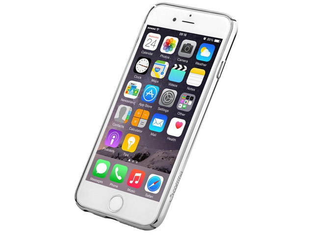 Чехол Comma Brightness 360 для Apple iPhone 6S (серебристый, пластиковый)