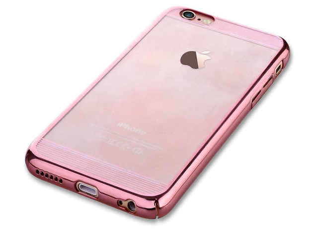 Чехол Comma Brightness 360 для Apple iPhone 6S (розово-золотистый, пластиковый)