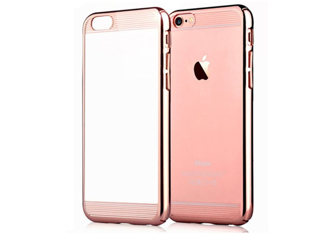 Чехол Comma Brightness 360 для Apple iPhone 6S (розово-золотистый, пластиковый)
