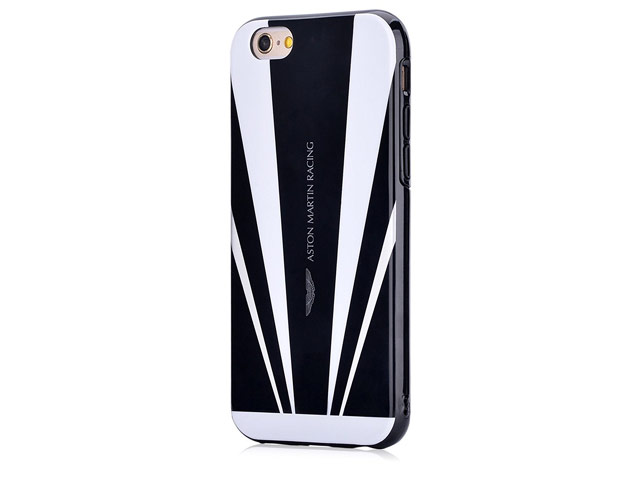 Чехол Aston Martin Back Case для Apple iPhone 6S (черный/белый, гелевый)