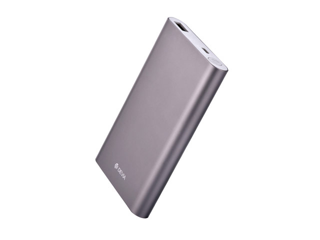 Внешняя батарея Devia King Kong QC 2.0 Power Bank универсальная (8000 mAh, серая, Fast Charge)