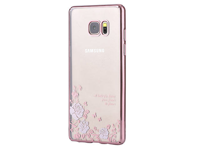 Чехол Devia Crystal Joyous для Samsung Galaxy Note 7 (Rose Gold, пластиковый)