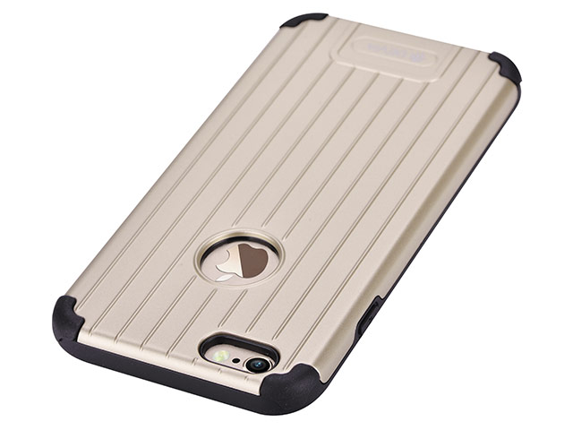 Чехол Devia Suitcase case для Apple iPhone 6S (золотистый, пластиковый)