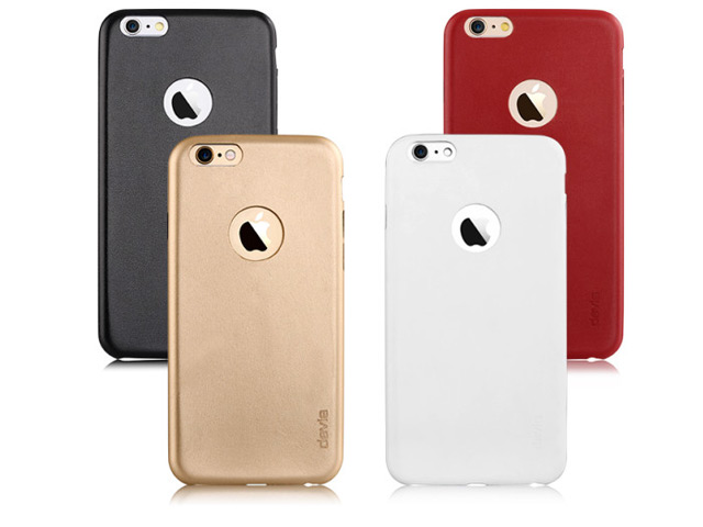 Чехол Devia Blade case для Apple iPhone 6 (золотистый, кожаный)