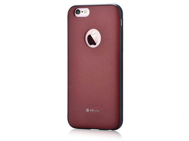 Чехол Devia Original Leather case для Apple iPhone 6S (красный, кожаный)