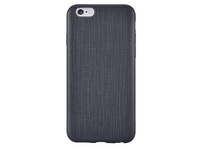 Чехол Devia Jelly Slim Leather case для Apple iPhone 6S (черный, винилискожа)