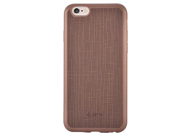 Чехол Devia Jelly Slim Leather case для Apple iPhone 6S (коричневый, винилискожа)