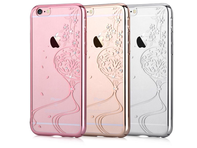 Чехол Devia Crystal Secret Garden для Apple iPhone 6S (Champagne Gold, пластиковый)