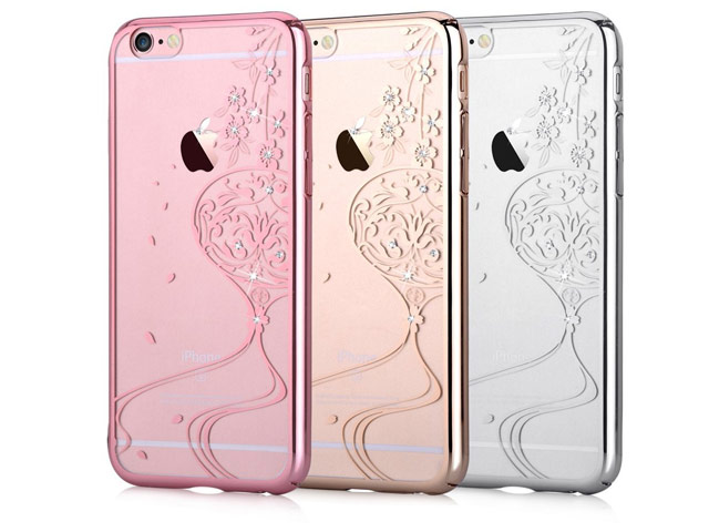 Чехол Devia Crystal Secret Garden для Apple iPhone 6S (Rose Gold, пластиковый)