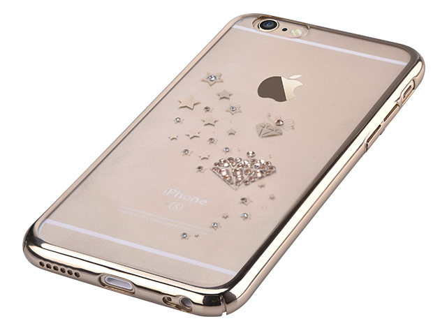 Чехол Devia Crystal Starry для Apple iPhone 6S (Champagne Gold, пластиковый)