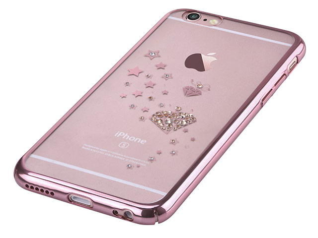 Чехол Devia Crystal Starry для Apple iPhone 6S (Rose Gold, пластиковый)