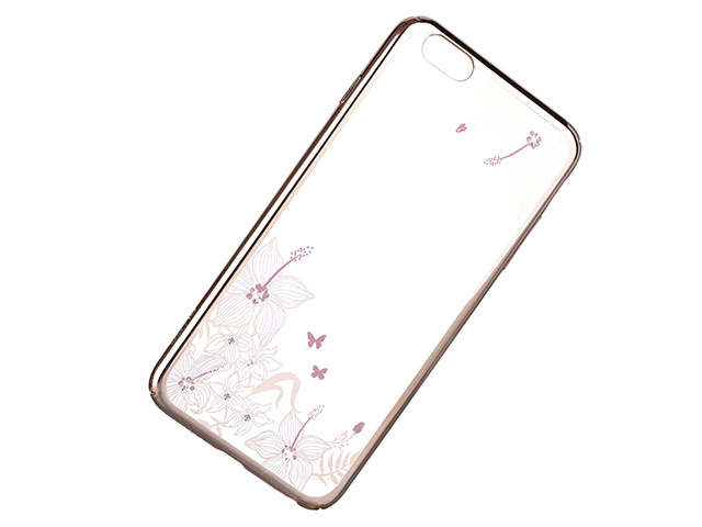 Чехол Devia Crystal Engaging для Apple iPhone 6S (Champagne Gold, пластиковый)