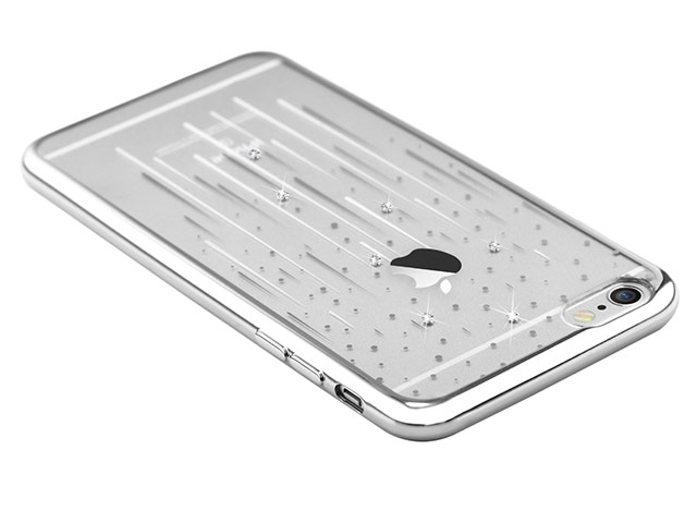 Чехол Devia Crystal Meteor для Apple iPhone 6S (Silvery, гелевый)