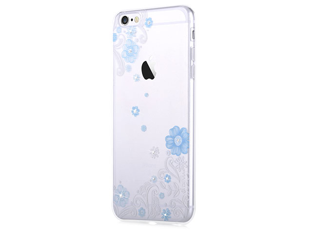 Чехол Devia Crystal Soft case для Apple iPhone 6S (Lily Blue, гелевый)