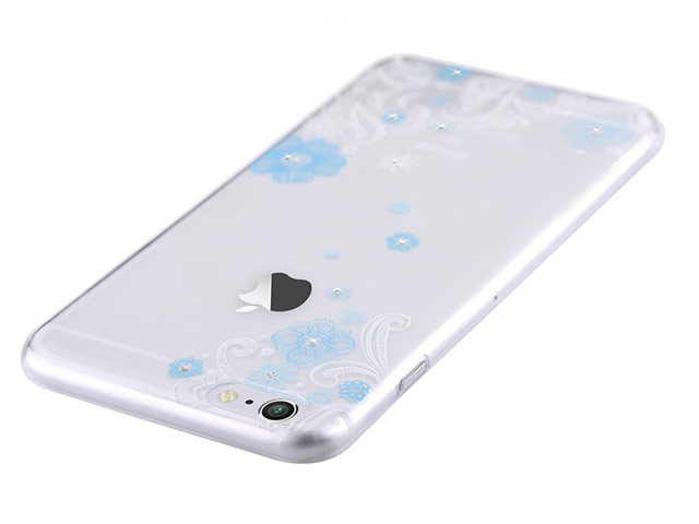 Чехол Devia Crystal Soft case для Apple iPhone 6S (Lily Blue, гелевый)
