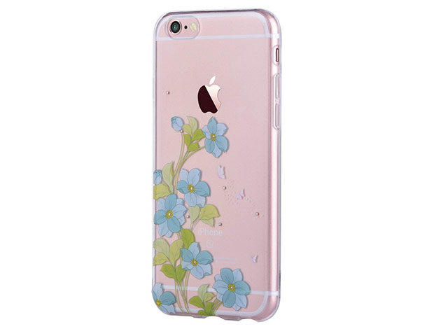 Чехол Devia Crystal Soft case для Apple iPhone 6/6S (Bluebell Blue, гелевый)