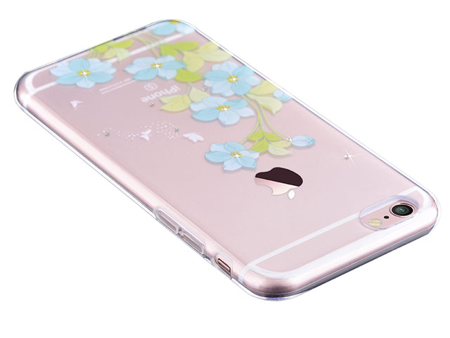 Чехол Devia Crystal Soft case для Apple iPhone 6/6S (Bluebell Blue, гелевый)