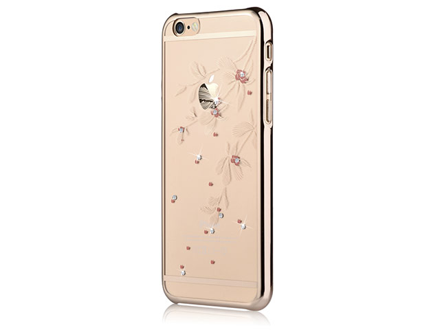 Чехол Devia Crystal Flowery для Apple iPhone 6S (Champagne Gold, пластиковый)