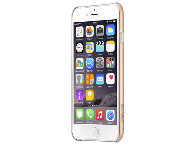 Чехол Devia Crystal Flowery для Apple iPhone 6S (Champagne Gold, пластиковый)