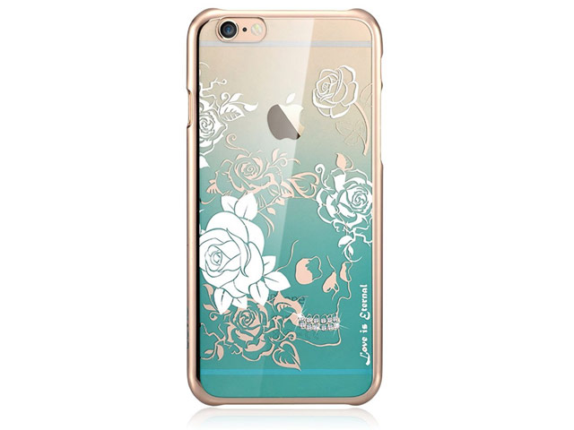 Чехол Devia Crystal Charm для Apple iPhone 6S (голубой, пластиковый)