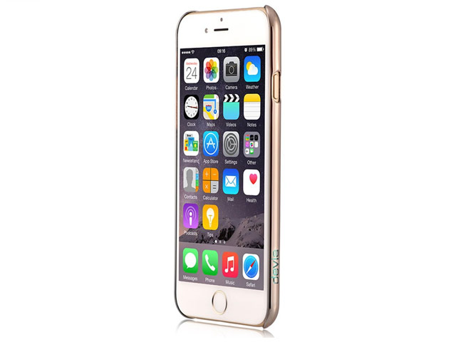 Чехол Devia Crystal Charm для Apple iPhone 6S (голубой, пластиковый)