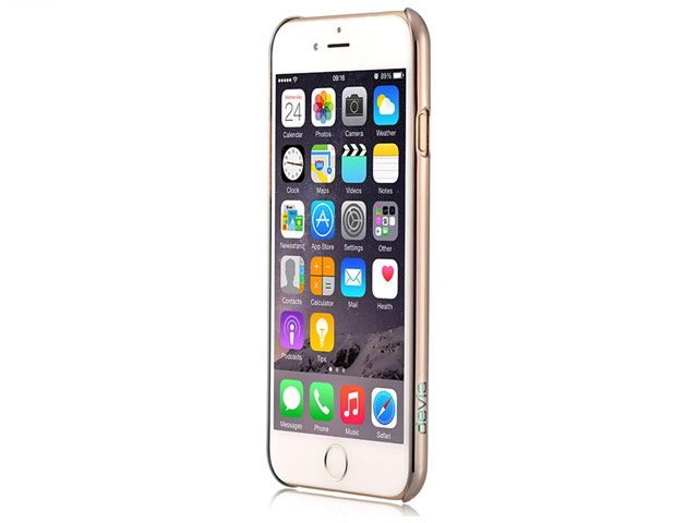 Чехол Devia Crystal Charm для Apple iPhone 6S (фиолетовый, пластиковый)