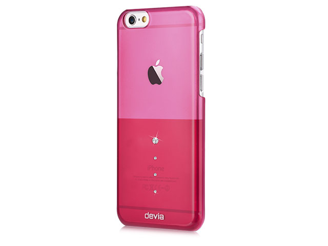 Чехол Devia Crystal Unique для Apple iPhone 6S (Rose Pink, пластиковый)