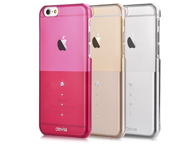 Чехол Devia Crystal Unique для Apple iPhone 6S (Rose Pink, пластиковый)