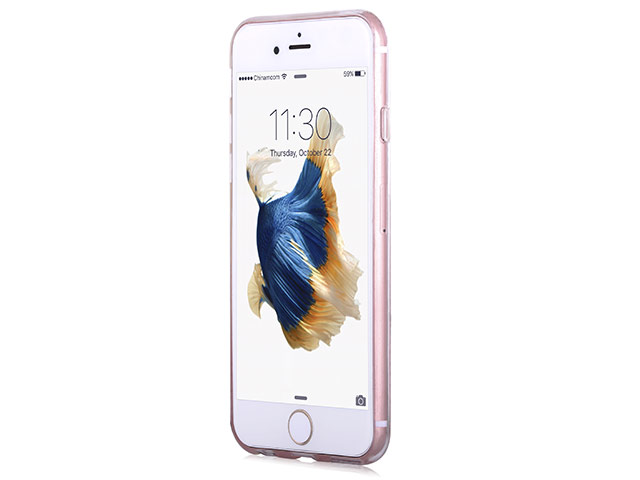 Чехол Devia Vango Soft case для Apple iPhone 6S (Polka Blue, гелевый)