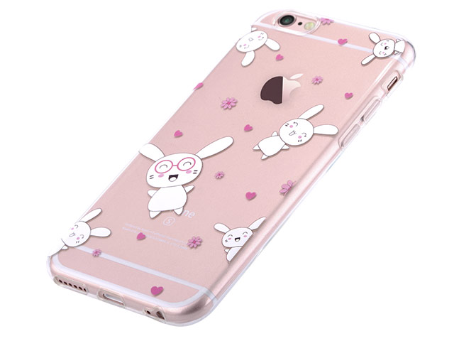 Чехол Devia Vango Soft case для Apple iPhone 6S (Rabbit, гелевый)