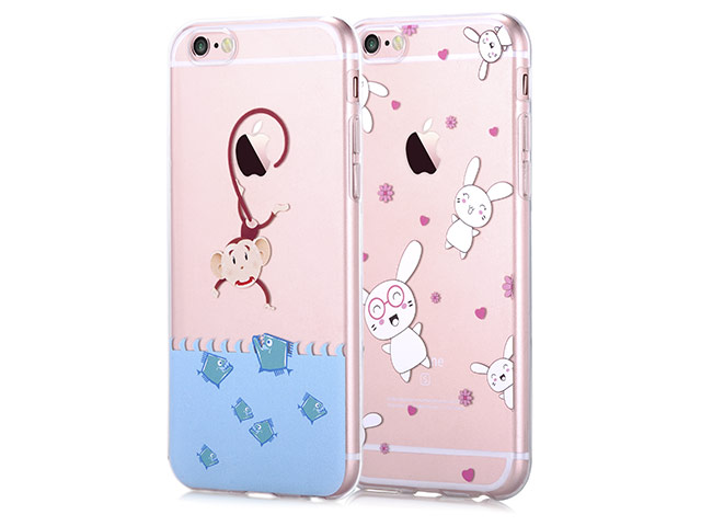 Чехол Devia Vango Soft case для Apple iPhone 6S (Rabbit, гелевый)