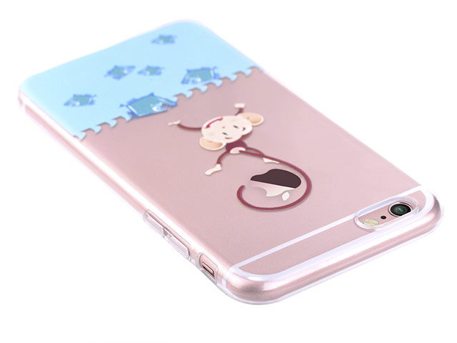 Чехол Devia Vango Soft case для Apple iPhone 6S (Monkey, гелевый)