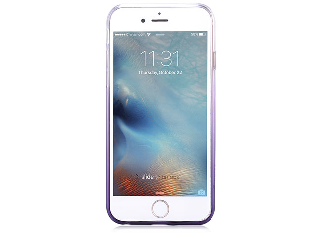 Чехол Devia Leo 2 Diamond case для Apple iPhone 6S (фиолетовый, гелевый)