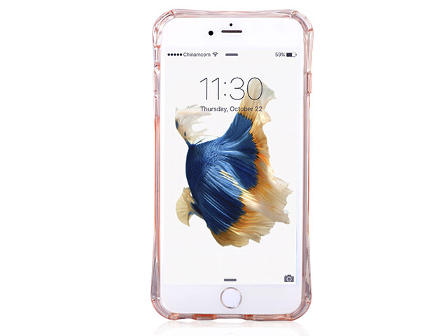 Чехол Devia Duo Shockproof Soft case для Apple iPhone 6S (золотистый, гелевый)