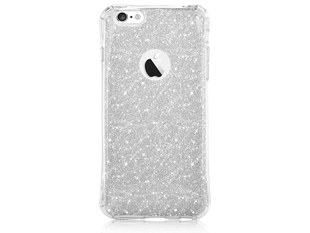 Чехол Devia Duo Shockproof Soft case для Apple iPhone 6S (серебристый, гелевый)