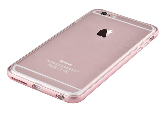 Чехол Devia Fresh case для Apple iPhone 6S (розово-золотистый, гелевый)