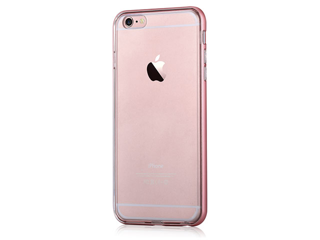 Чехол Devia Fresh case для Apple iPhone 6S (розово-золотистый, гелевый)