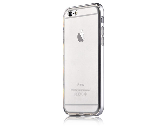 Чехол Devia Fresh case для Apple iPhone 6S (серебристый, гелевый)