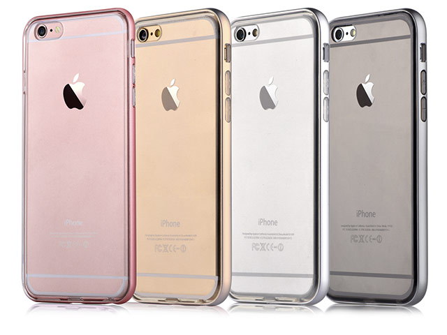Чехол Devia Fresh case для Apple iPhone 6S (серебристый, гелевый)
