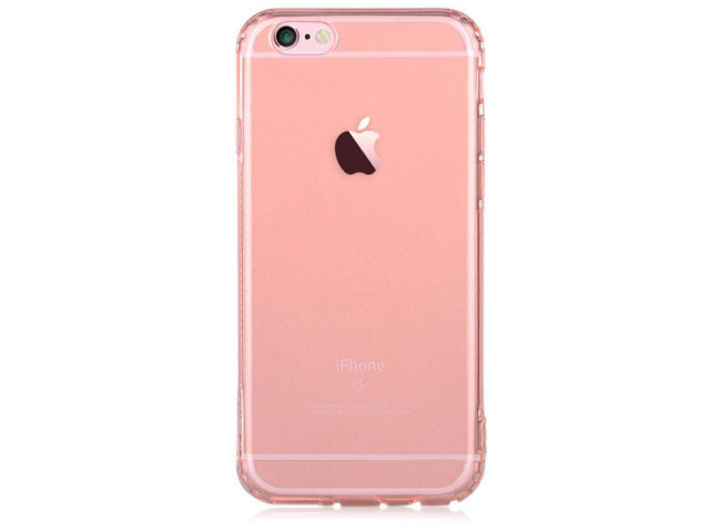 Чехол Devia Shockproof case для Apple iPhone 6S (розовый, гелевый)